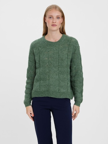 VERO MODA Sweater in Green: front