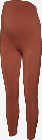 MAMALICIOUS Leggings 'TIA JEANNE' in Brown: front