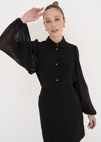 Camomilla Blouse 'CANDIDA' in Zwart: voorkant