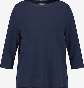 SAMOON Shirt in Blue: front