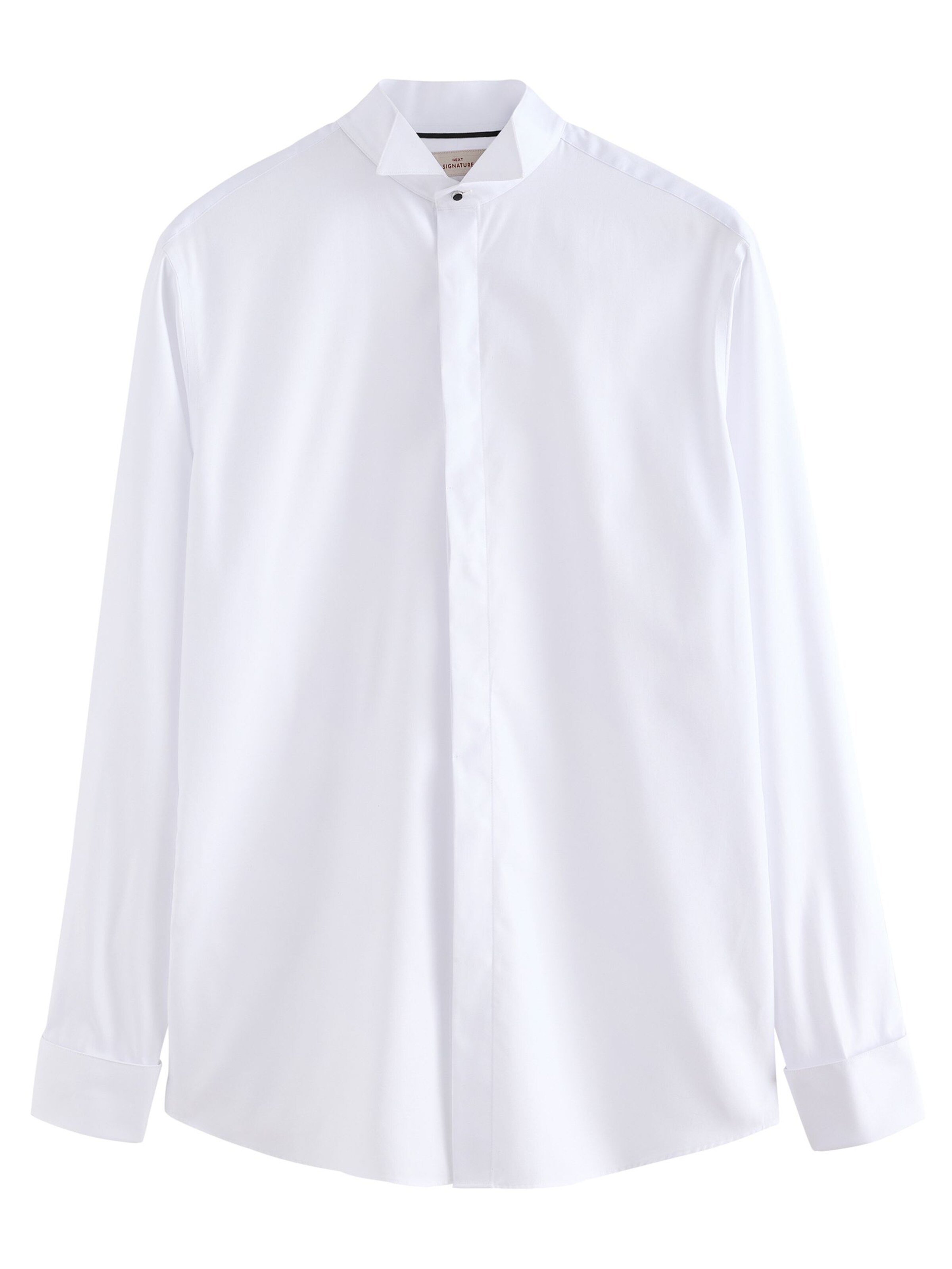 Next Regularny krój Koszula w kolorze biały: przód