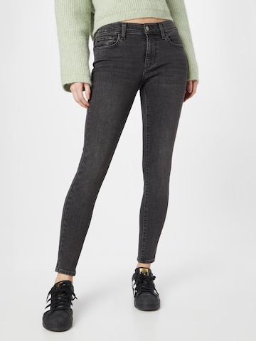 LEVI'S ® Skinny Jeans '710' in Zwart: voorkant