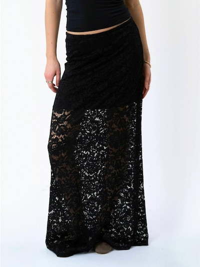 TEESHOPPEN Pull-over ' Amara ' en L en noir, Vue avec produit