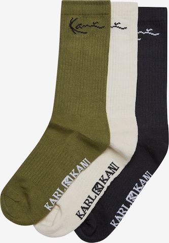 Karl Kani Къси чорапи в зелено: отпред