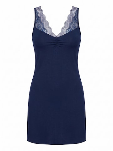 Donna Negligé 'Olimpia II' in Blauw: voorkant