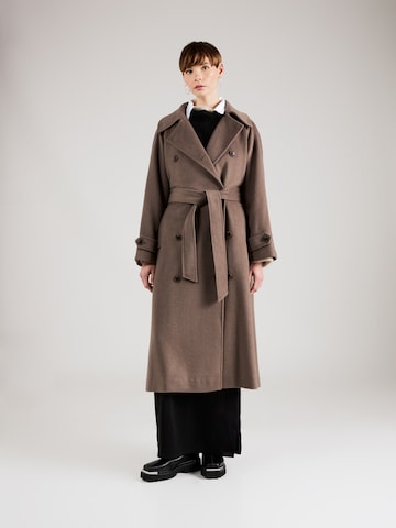 mbym Between-Seasons Coat 'Odonna' in Brown: front