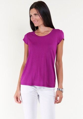 Seidel Moden T-Shirt in Lila: Vorderseite