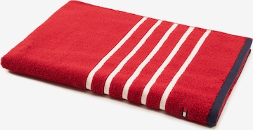 Serviette de douche 'CAP COD' TOMMY HILFIGER en rouge : devant