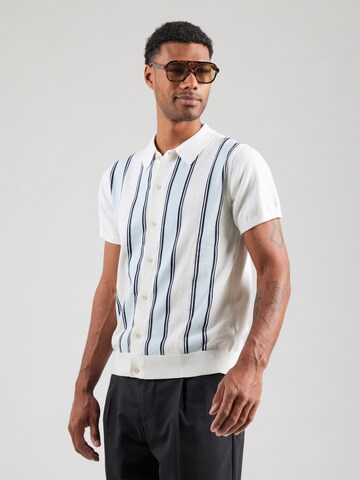 Vestes en maille Lindbergh en blanc : devant