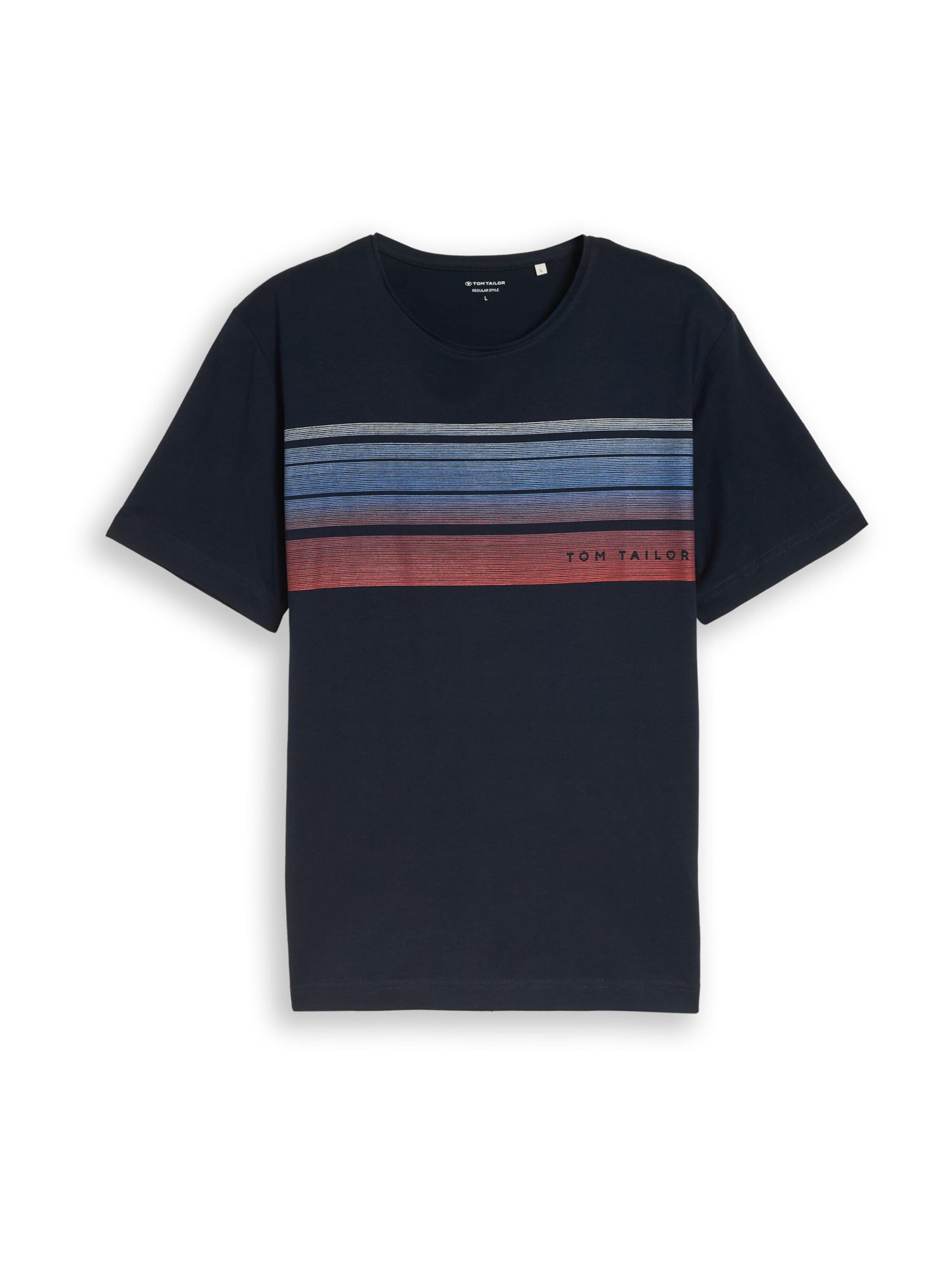 TOM TAILOR Shirt in Blauw: voorkant