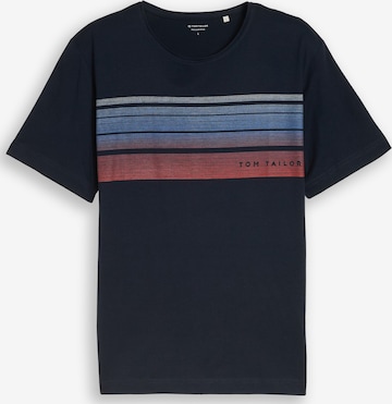 TOM TAILOR Shirt in Blauw: voorkant