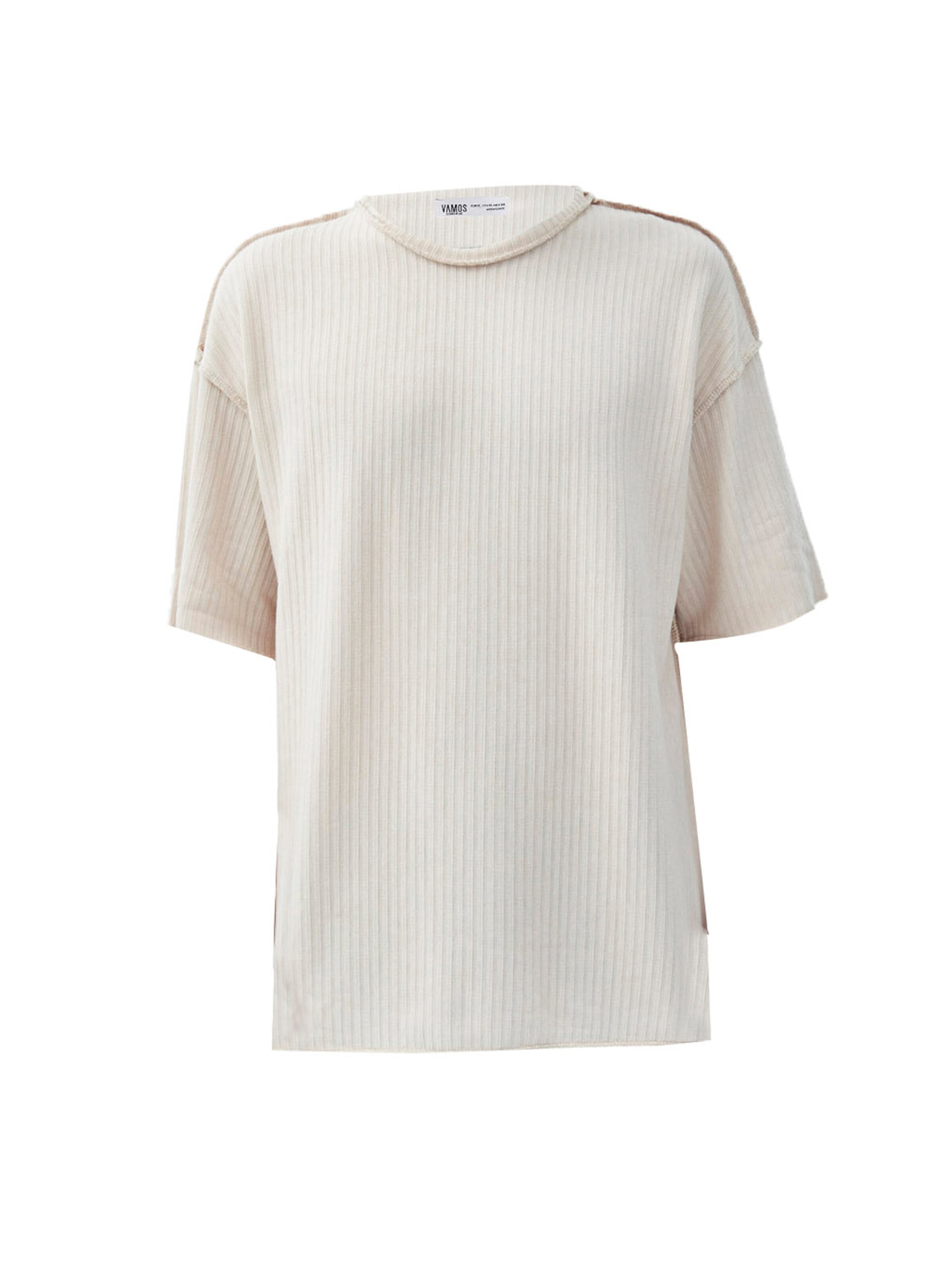 VAMOS CLO Bluser & t-shirts i beige: forside