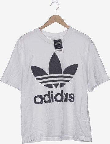 ADIDAS ORIGINALS T-Shirt L in Weiß: predná strana