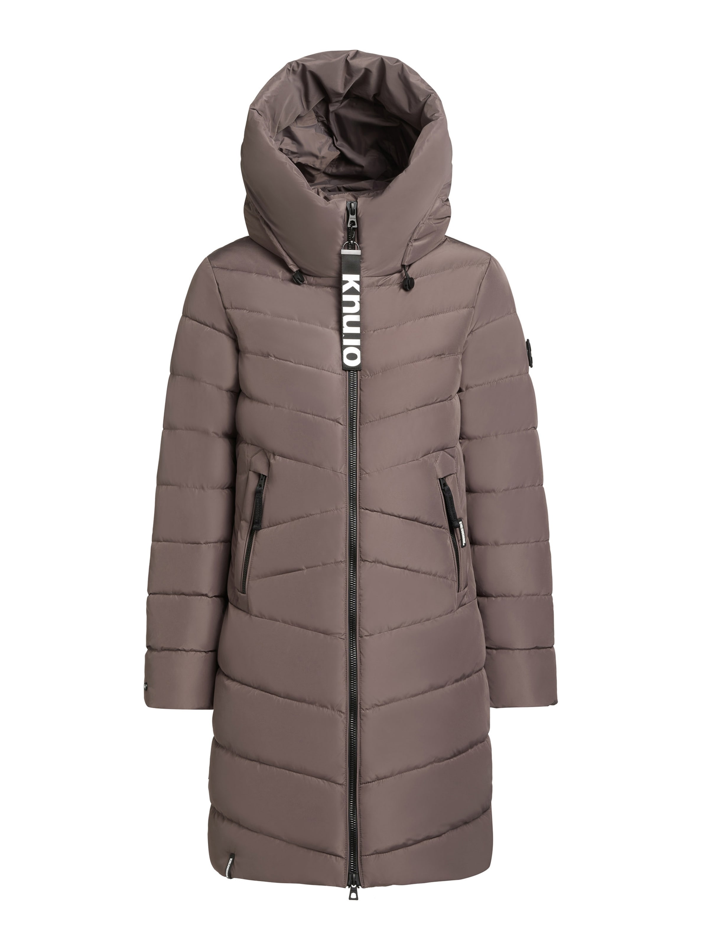 khujo Winter Coat in Brown: front
