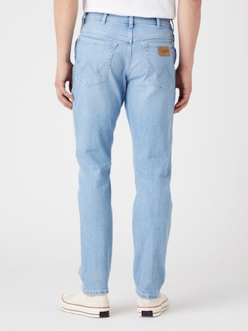 Slimfit Jeans 'Wrangler Texas Taper Lovesick W12TY728Q 112319945' di WRANGLER in blu