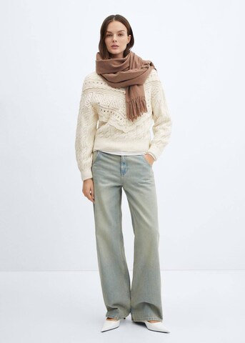 MANGO Pullover 'Misa' in Beige