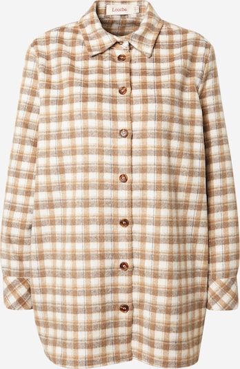 Louche Bluse 'MERIAM-CHECK' in beige / hellbraun, Produktansicht