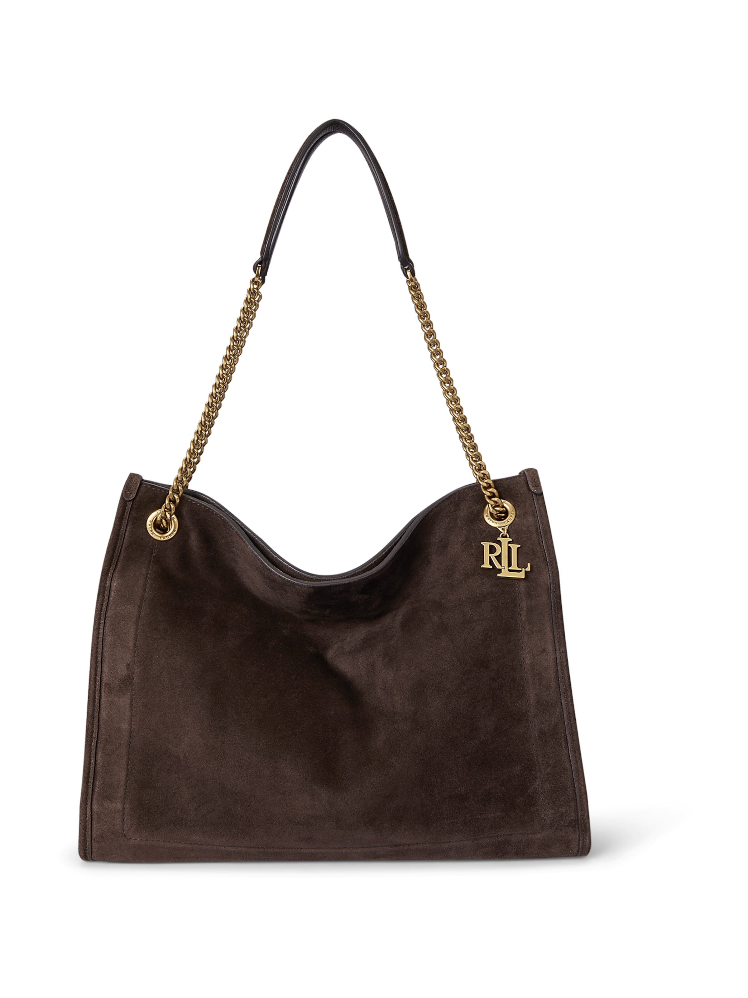 Lauren Ralph Lauren Torba shopper w kolorze brązowy: przód