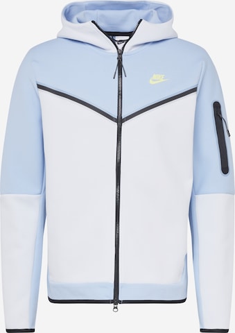 Nike Sportswear Sweatvest in Blauw: voorkant