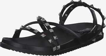 MENBUR Riemensandale in Schwarz: Vorderseite