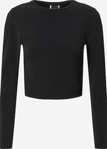 Tricou de la Gina Tricot pe negru: față