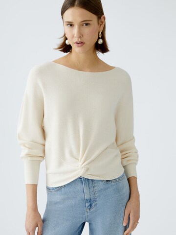 OUI Sweater in White: front