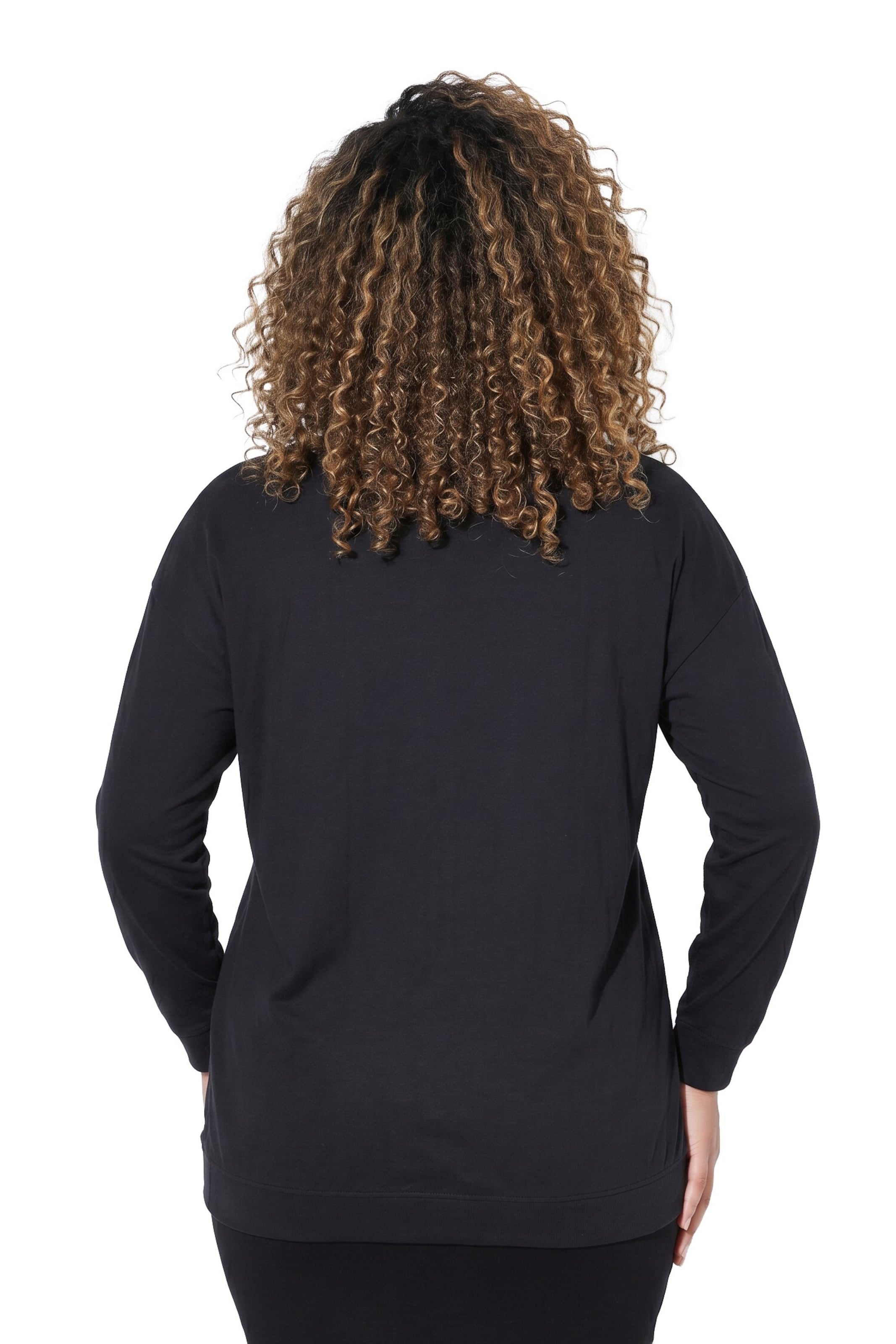 MIAMODA Sweatshirt in Schwarz