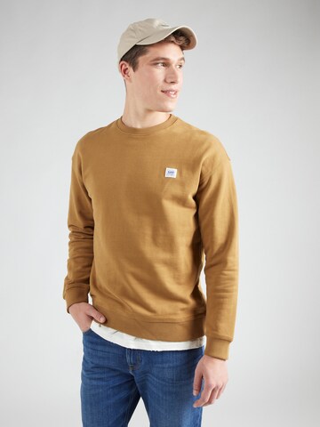 Lee Sweatshirt in Braun: Vorderseite