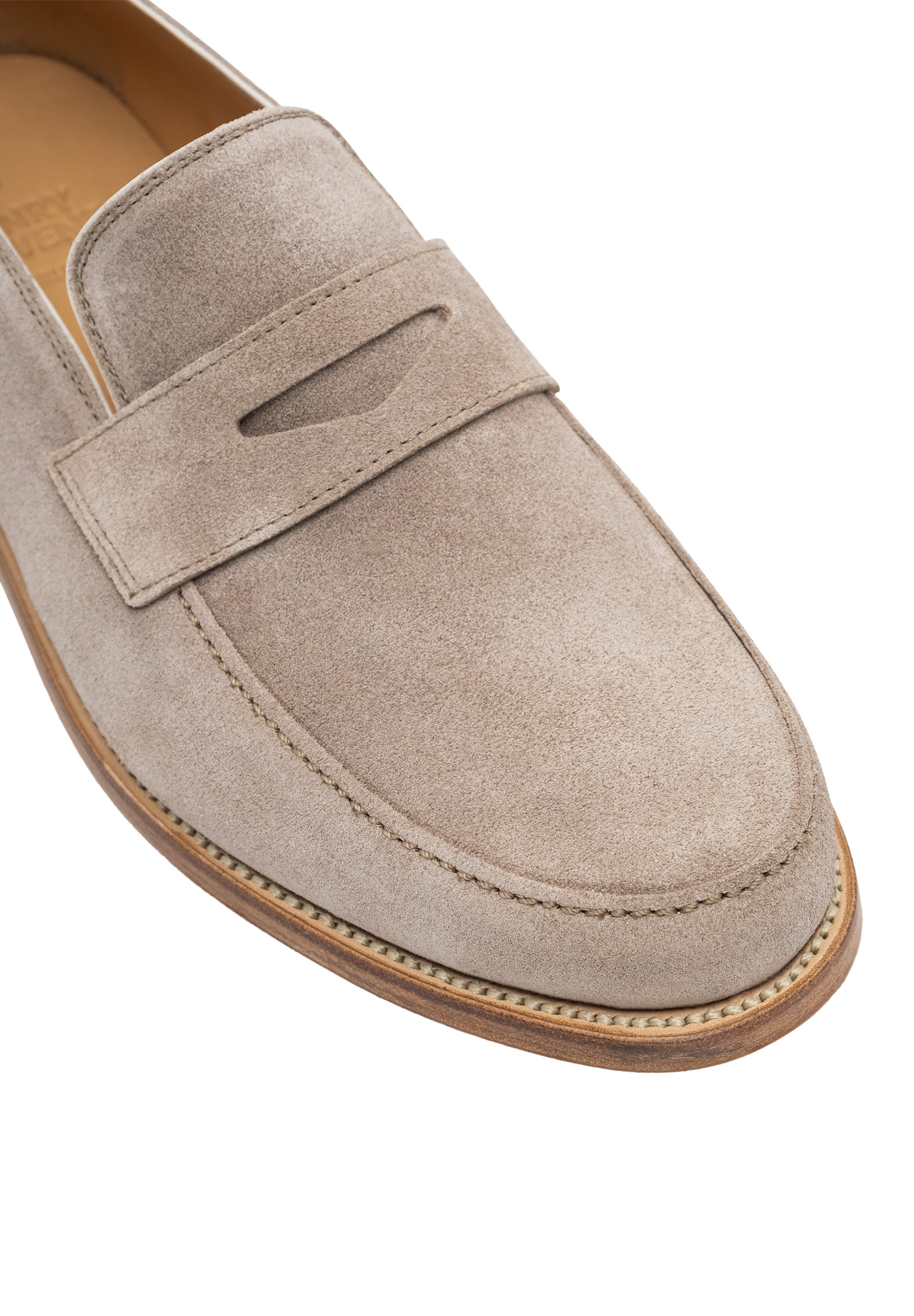 Henry Stevens Slip-ons 'Haywood' in Beige