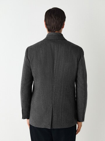 Coupe regular Veste de costume Next en gris