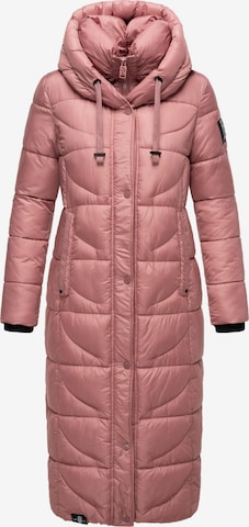 Manteau d’hiver 'Waffelchen' NAVAHOO en rose : devant