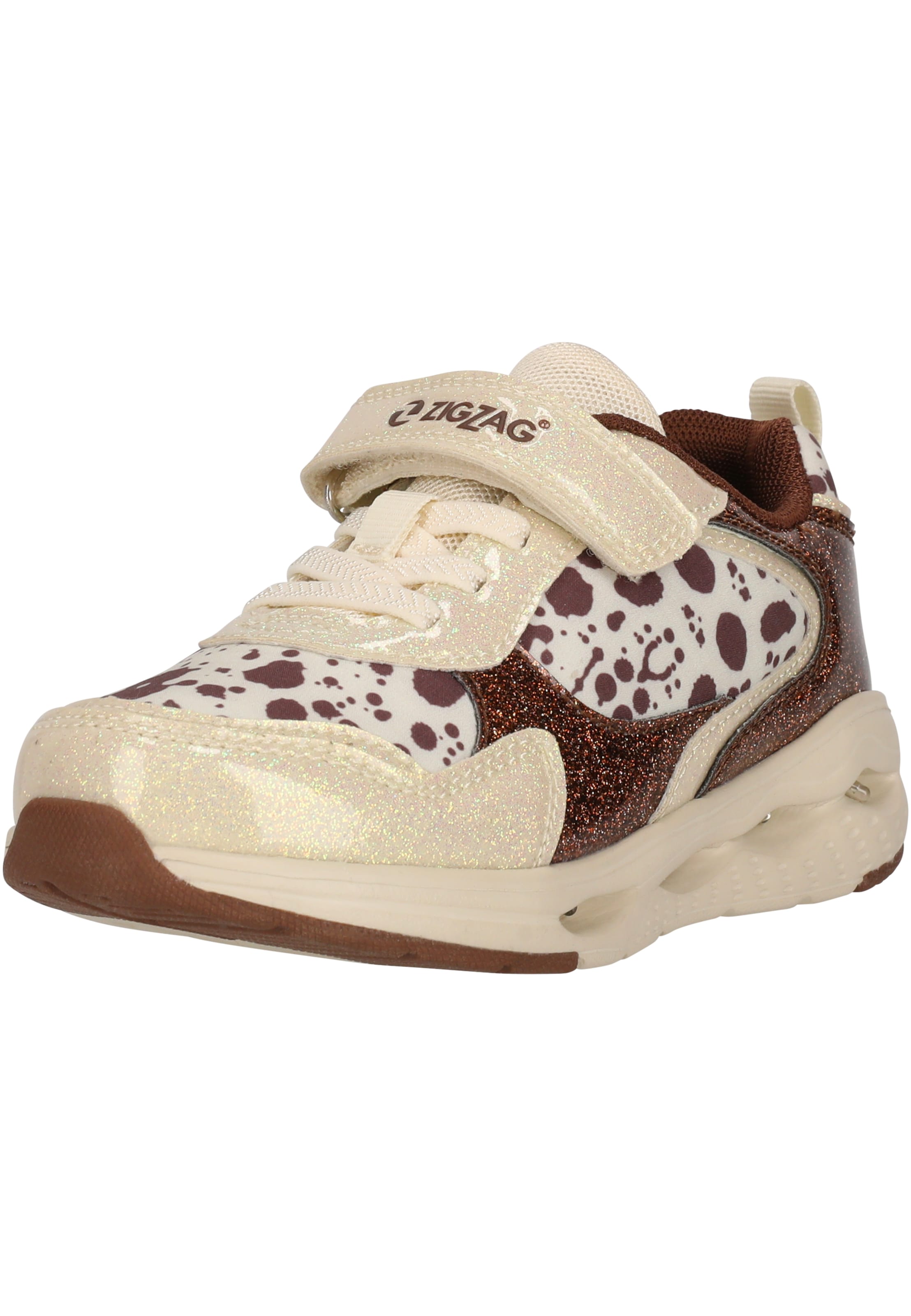 ZigZag Sneakers 'Certiny' in Brown: front