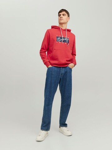 JACK & JONES Sweatshirt in Red