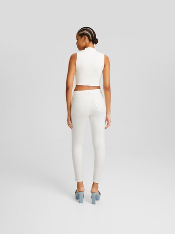 Bershka Skinny Jeans in White