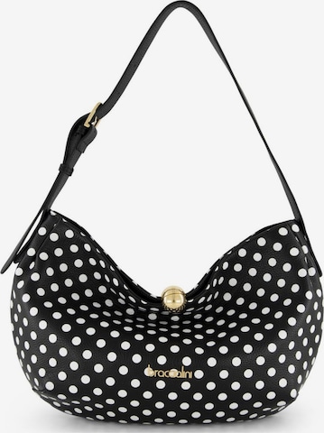 Borsa a spalla 'Ariel' di Braccialini in nero: frontale