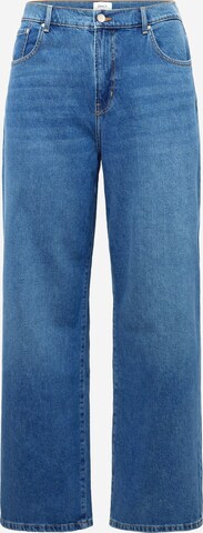 Wide leg Jeans 'HOPE' di ONLY Curve in blu: frontale