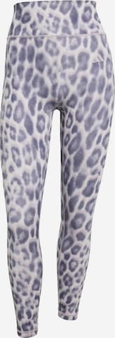 ADIDAS PERFORMANCE Skinny Sportbroek 'OPT ESS' in Lila: voorkant