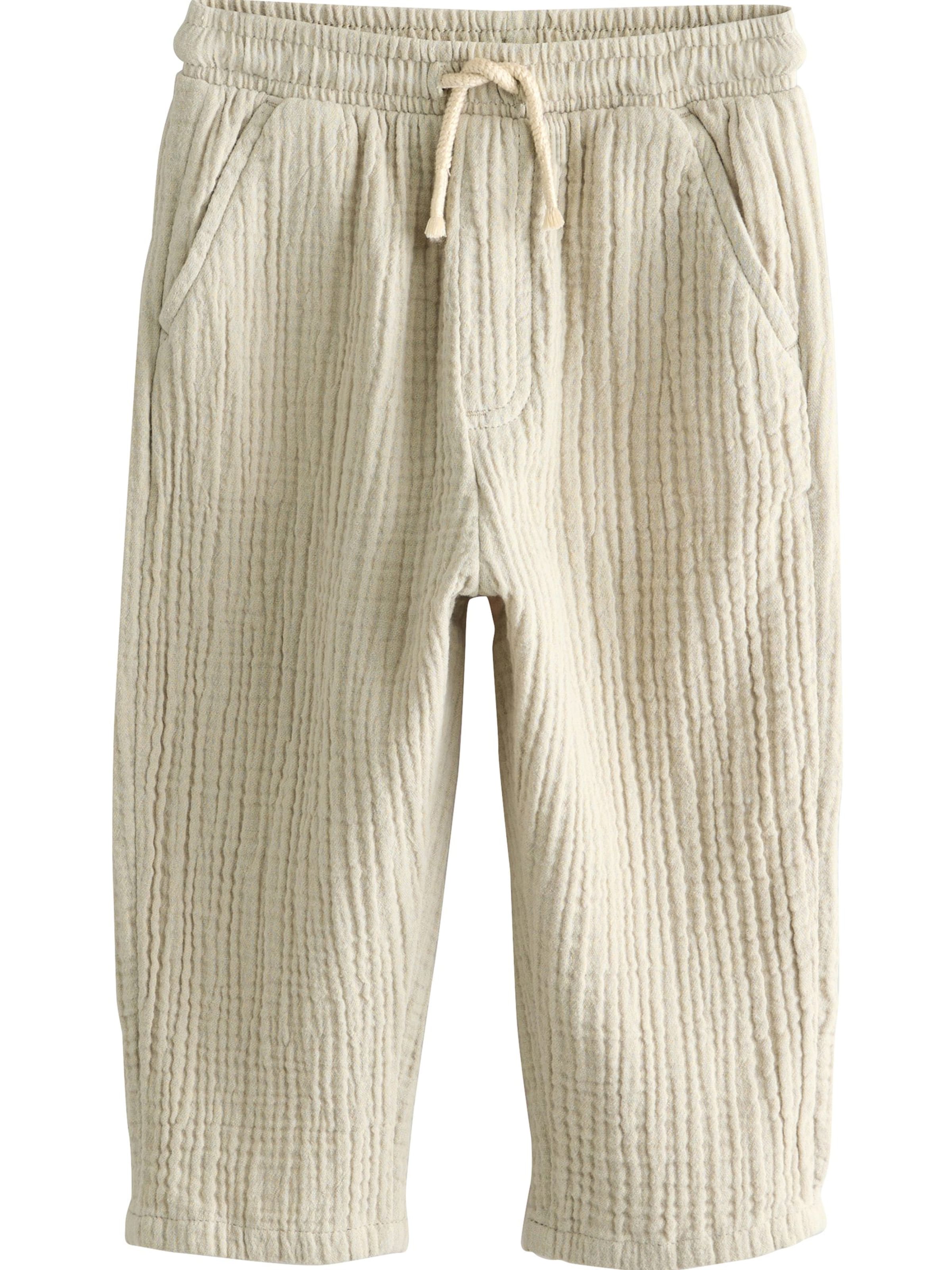 Next Baggy Hose in Beige: Vorderseite