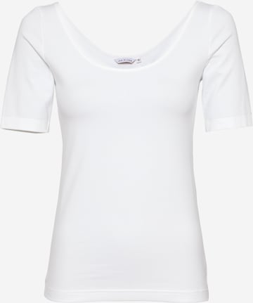 T-shirt 'Scoop' JAN 'N JUNE en blanc : devant