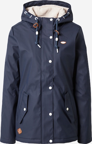 Ragwear Between-Season Jacket 'MARGE' in Blue: front