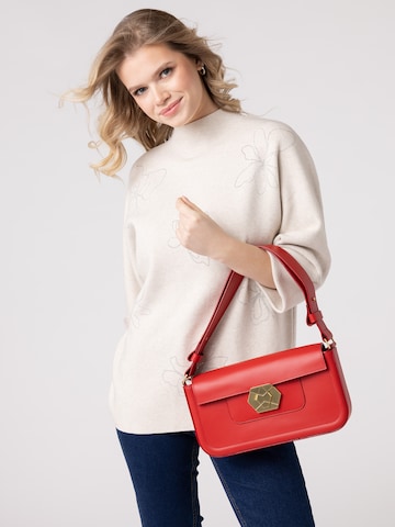 Borsa a mano di AKARDO in rosso: frontale