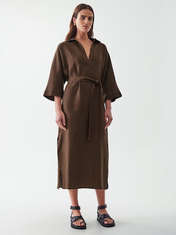 Calli Sukienka koszulowa 'DOM' w kolorze brązowy