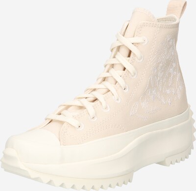 CONVERSE Baskets hautes 'Run Star' en blanc / blanc cassé, Vue avec produit