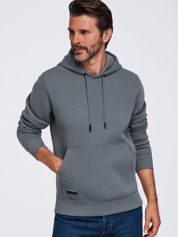 Sweat-shirt Ombre en gris : devant