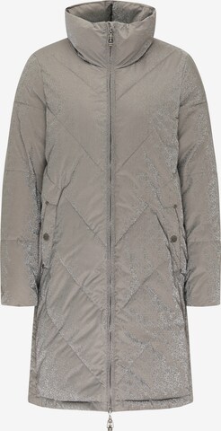 DreiMaster Vintage Winter Coat in Grey: front