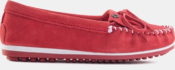 Minnetonka Mokassin 'Kilty plus' in Rot