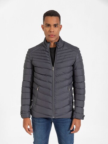 Daniel Hills Winterjacke in Grau: Vorderseite