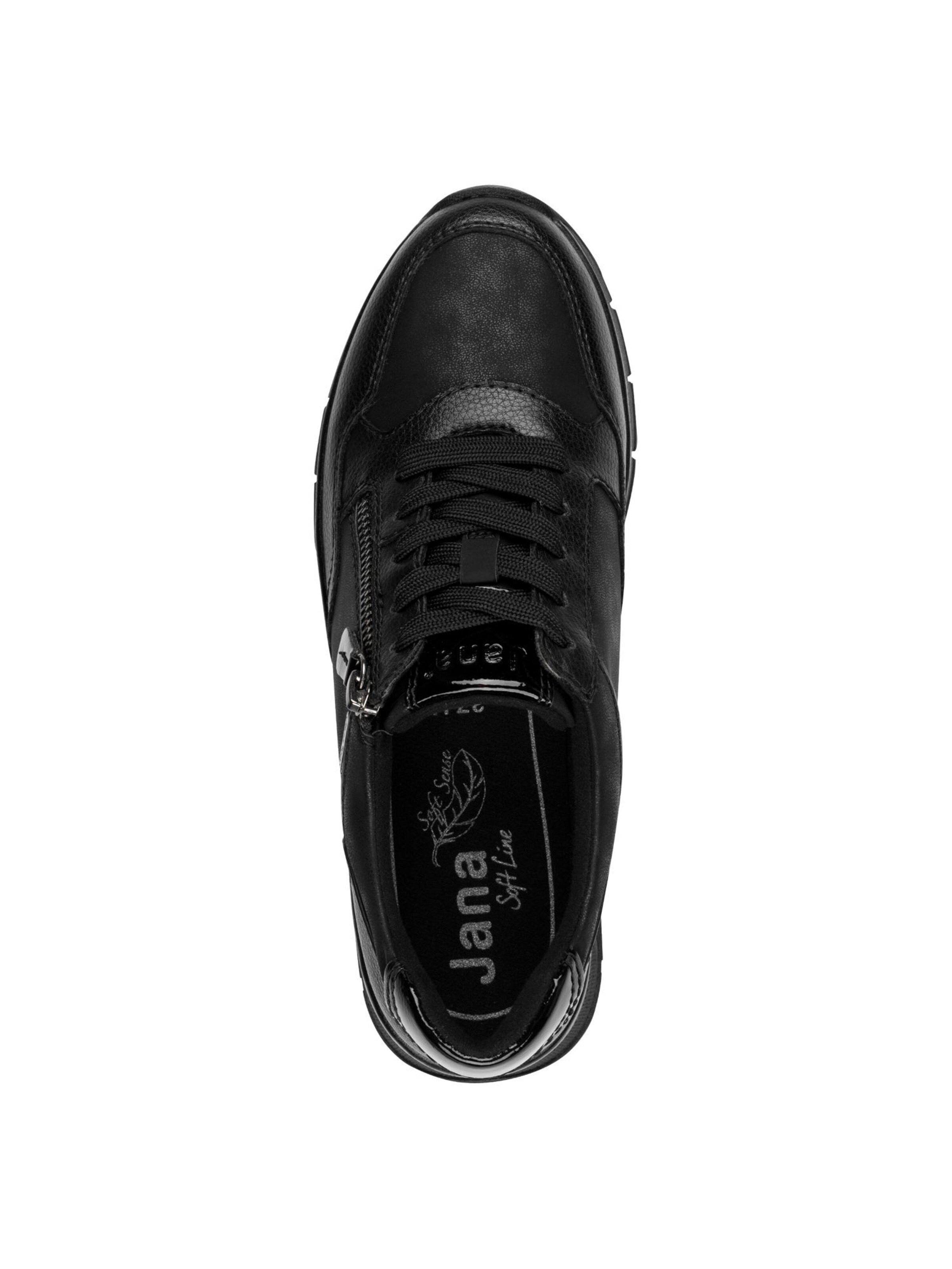 JANA Sneaker in Schwarz