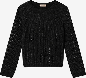 Pull-over Twinset en noir : devant