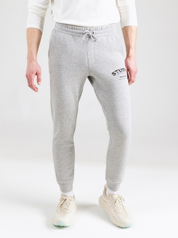 JACK & JONES Tapered Trousers 'JPSTGORDON YUKI' in Grey: front
